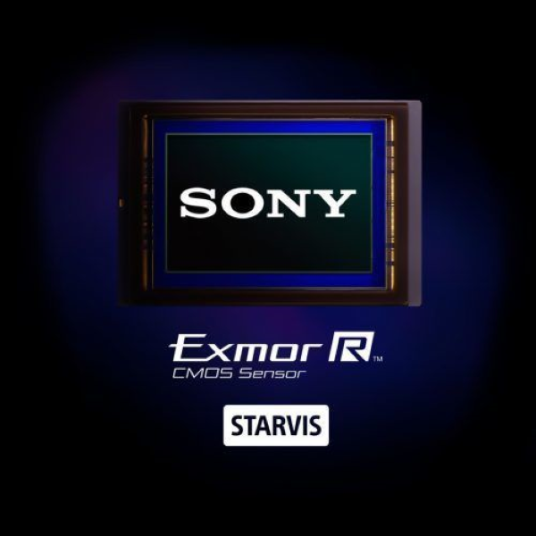 Equipped with a built-in extremely high sensitive Sony back-illuminated structure CMOS image sensor