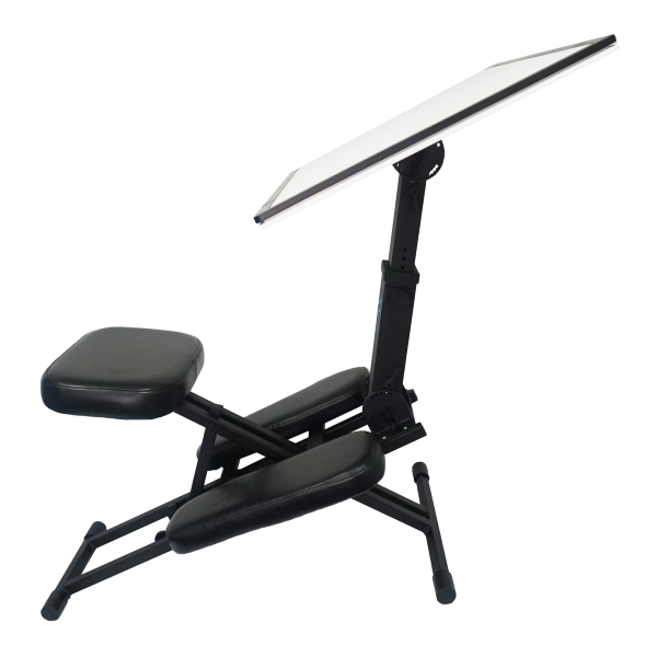 Works as a Fully Adjustable Ergonomic Desk System