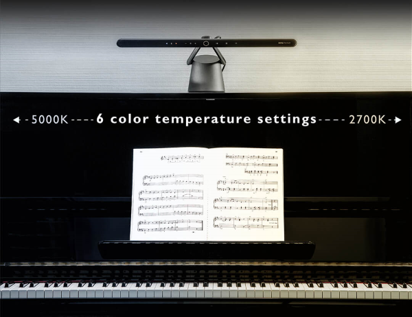 6 Different Color Temperature Settings