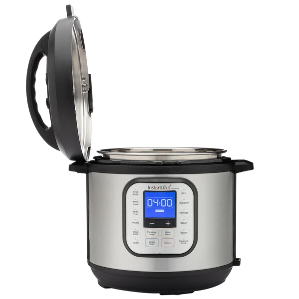 Integrates a high-quality and extremely durable Stainless-Steel Pot that's healthy to use and dishwasher-safe