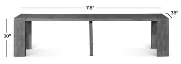 Measurements when fully expanded