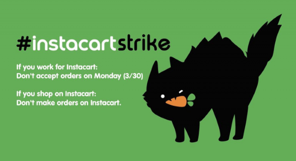 Instacart’s workers got coordinated online to go on strike