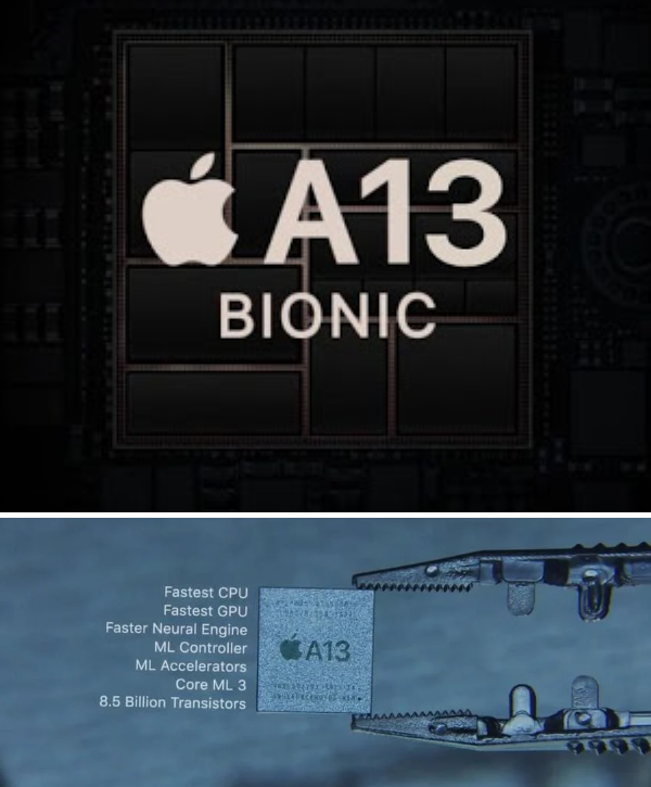 Equipped with Apple's A13 Bionic processor