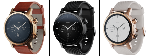 Moto 360 Smartwatch 2020 (3rd Gen) - Available in 3 Different Color Models