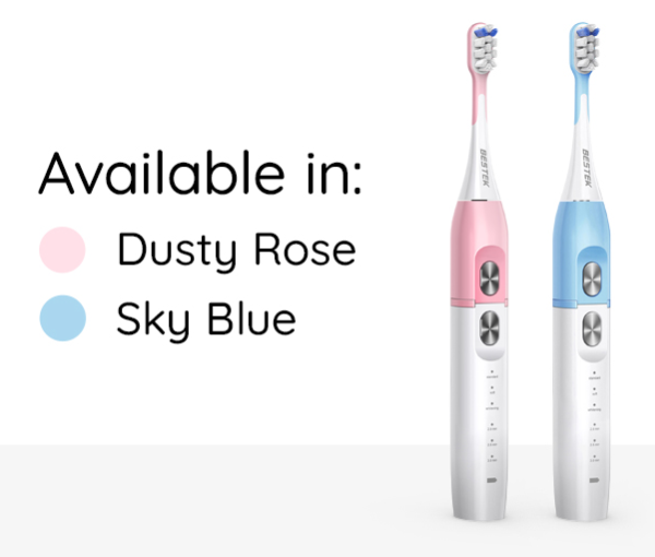 BESTEK M-Care Sonic Electric Toothbrush - Available in 2 Different Color Models