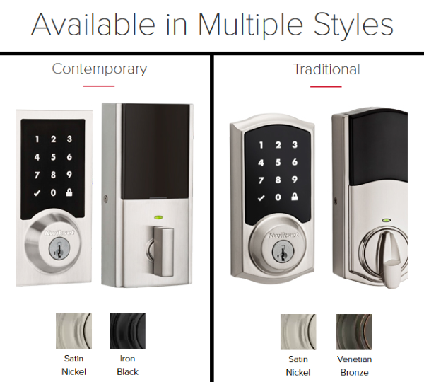 Kwikset Premis Smart Lock - Available in 2 Different Styles and 2 Different Color Models