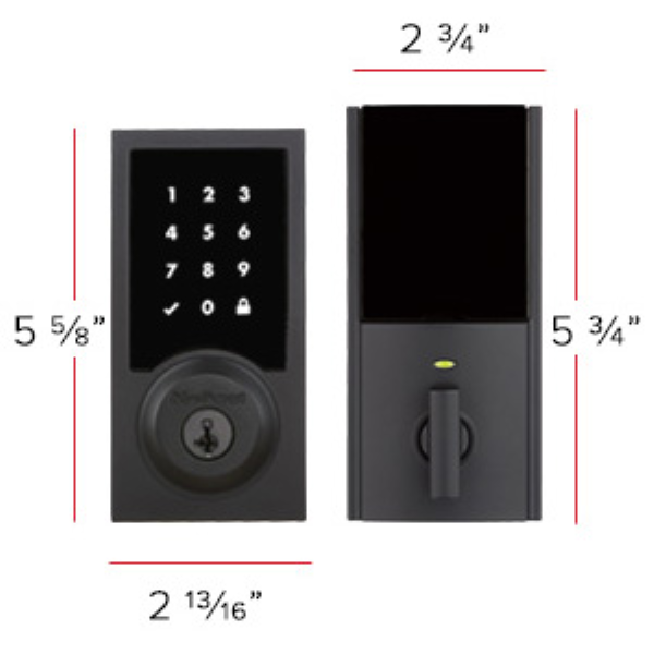 Kwikset Premis Smart Lock - Measurements & Design