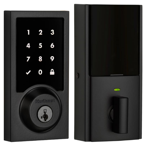 Kwikset Premis Smart Lock - Contemporary style in Iron Black