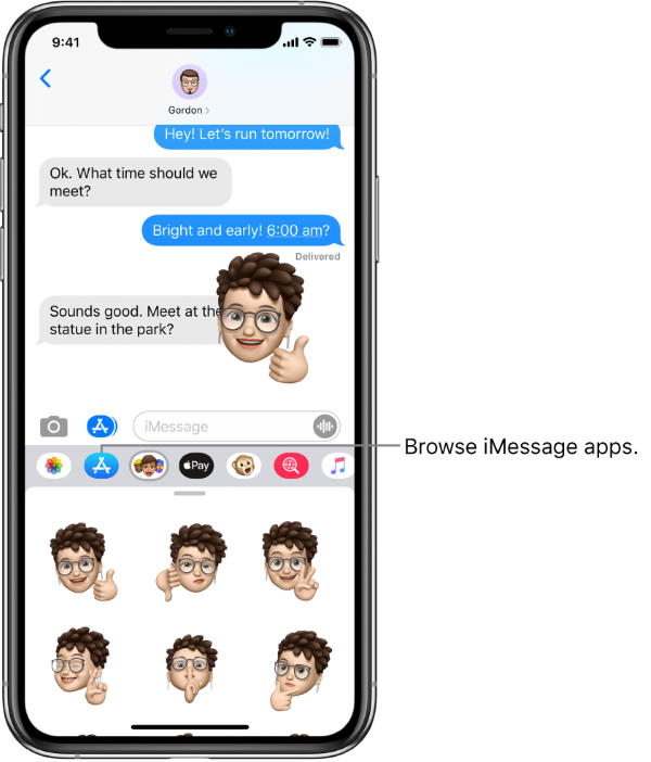 iMessage Features on iOS and iPadOS - Stickers