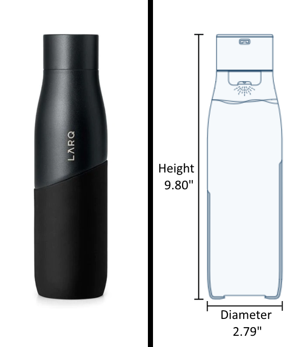 LARQ Bottle Movement - Measurements
