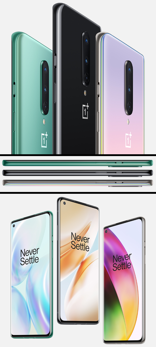 OnePlus 8 Smartphone - Available in 4 Different Color Models