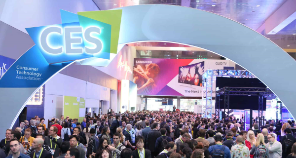 CES 2020 Fully-Packed corridors with tons of visitors, members of the media, and companies' representatives