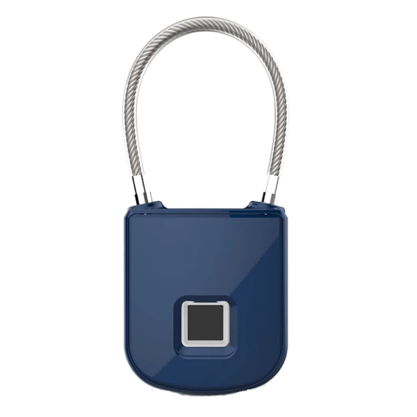 AquaVault Biometric Fingerprint Lock with Interchangeable Cables