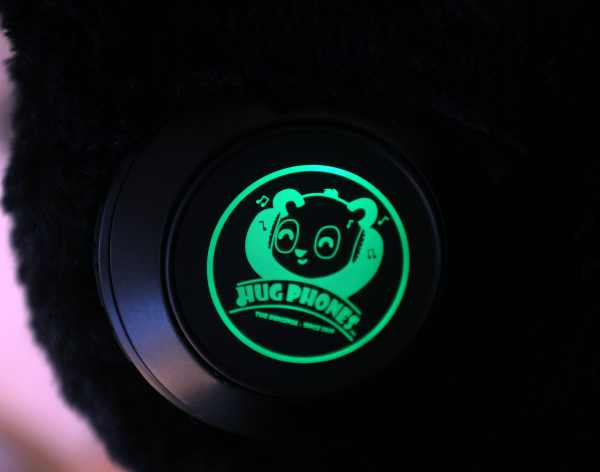 Color-Changing LED Logos at the HugPhones' Ear-Cups