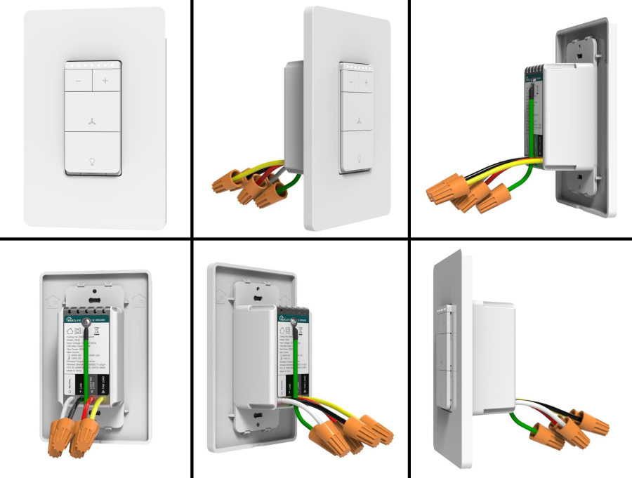 Treatlife Smart Ceiling Fan Control and Light Dimmer Switch