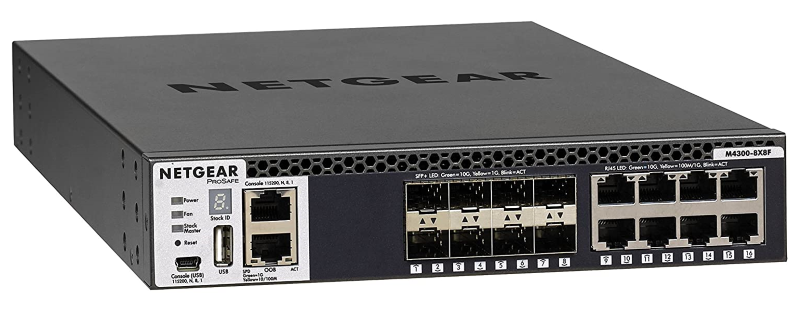Netgear M4300-8X8F Stackable Fully Managed Switch - Design