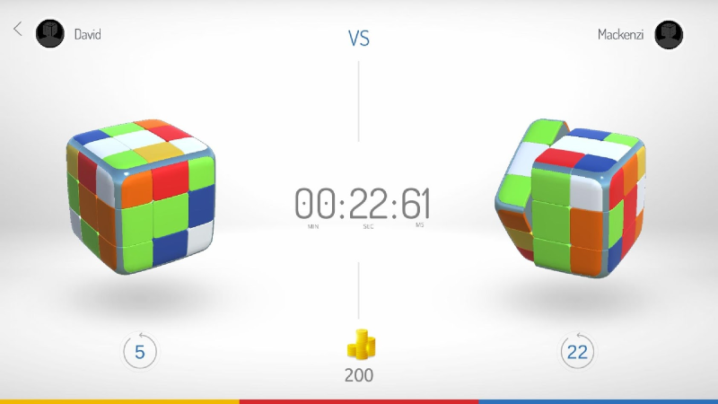 GoCube App - Go-Go-Compete Mode