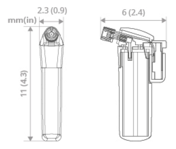 SOTO Pocket Torch - Measurements