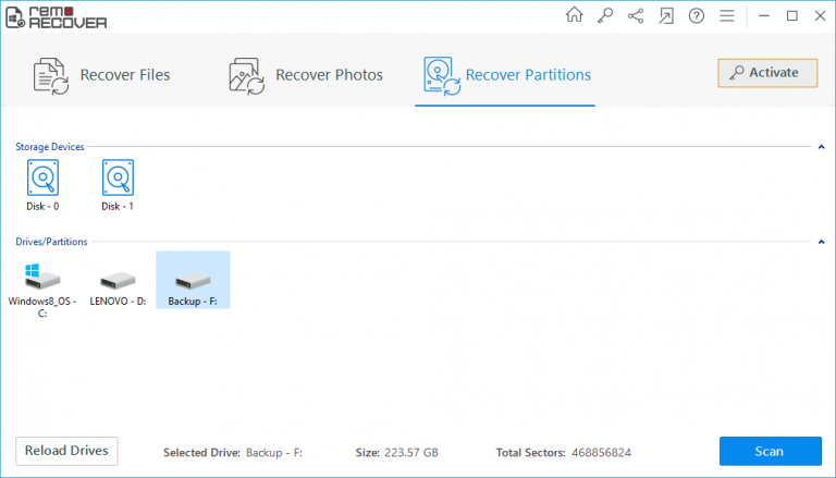 remo recover windows free tool