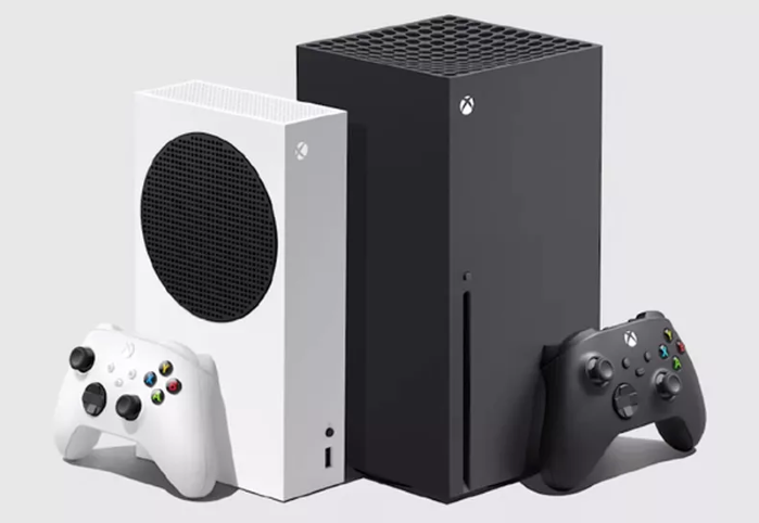 Xbox Series X (Black) and Xbox Series S (White)