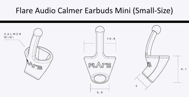 Flare Audio Calmer Earbuds (Mini-Size)