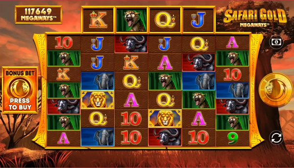 Safari Gold - Slots Gameplay