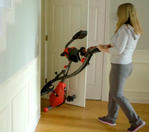 echelon flex bike desk pro upright exercise bike