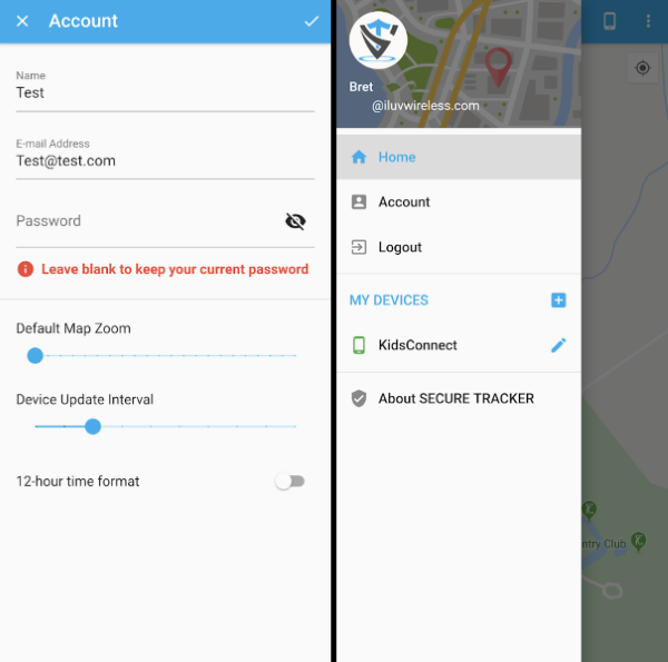 SECURE TRACKER App