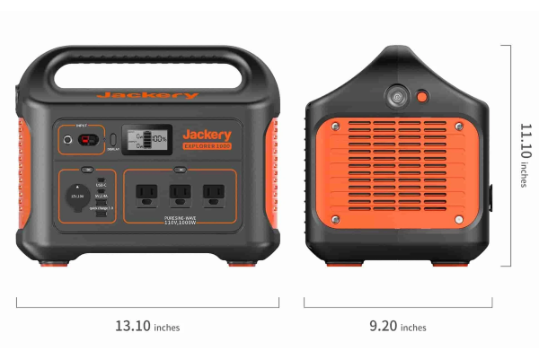 Jackery Explorer 1000 Portable Power Station - Measurements