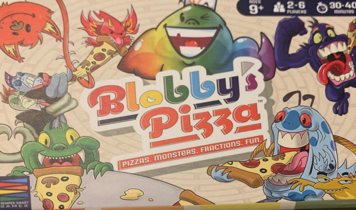 Blobby's Pizza Math Card Game