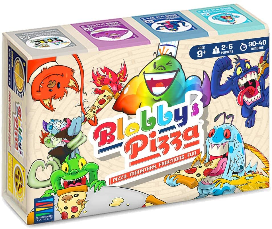 Blobby's Pizza Math Card Game