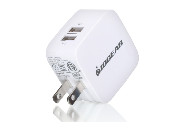 IOGEAR GearPower Dual USB 4.2A Wall Charger