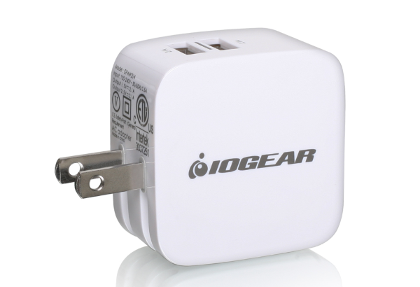 IOGEAR GearPower Dual USB 4.2A Wall Charger