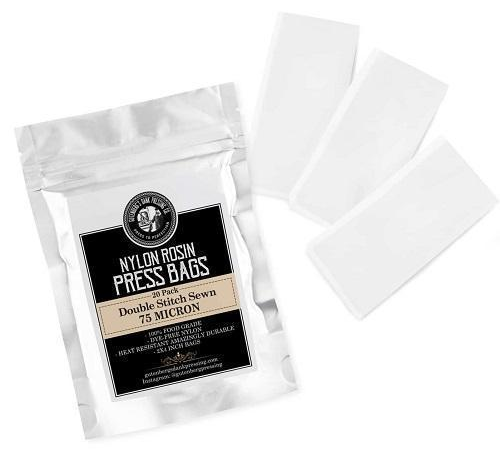 Gutenberg's Dank Pressing Co 75 Micron 2" x 4" Rosin Bags