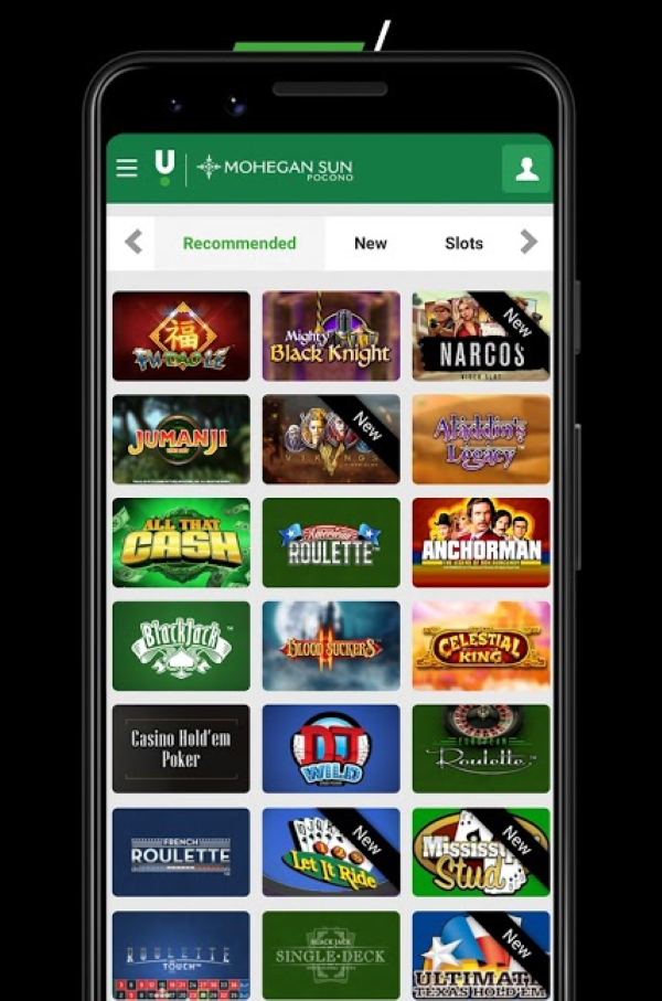 Many different Casino Games available to play on