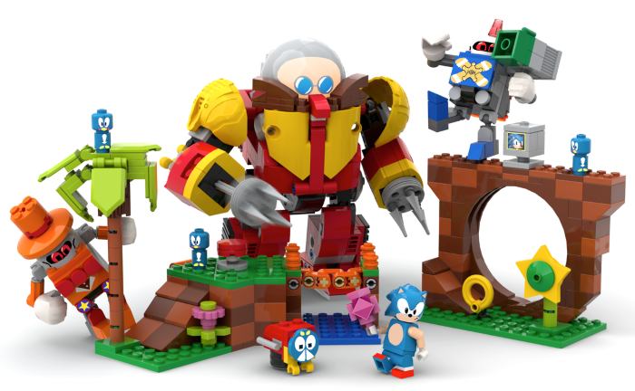 Sonic-themed Lego Ideas Set
