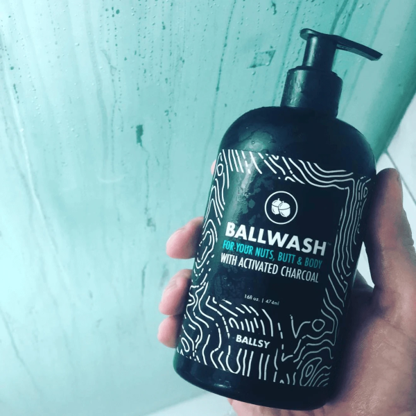 Ballsy Ballwash Nut, Butt, and Full-Body Wash (with Activated Charcoal)