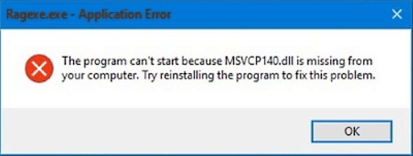 mscvp140.dll Error on Ragnarok Online