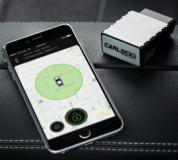 CarLock Connected Device - Real-Time GPS Car Tracker & Alarm System