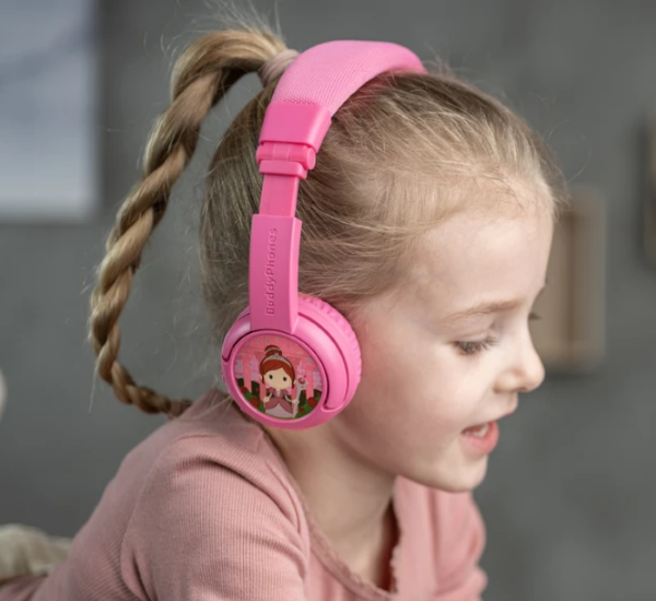 BuddyPhones Play+ Volume-Safe Wireless Kids Headphones