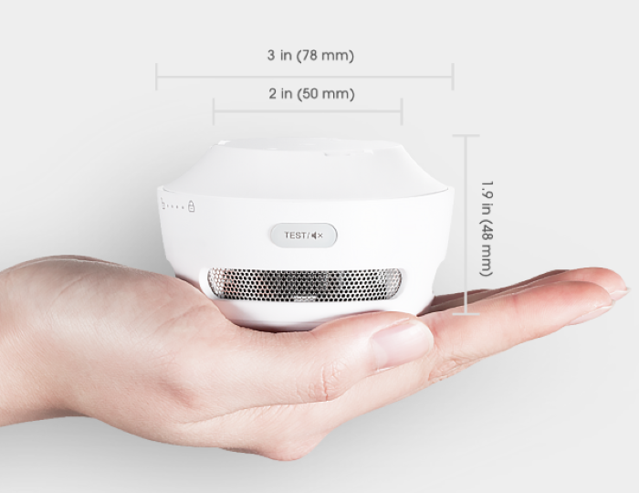 X-Sense XS01-WT Wi-Fi Smoke Detector - Measurements