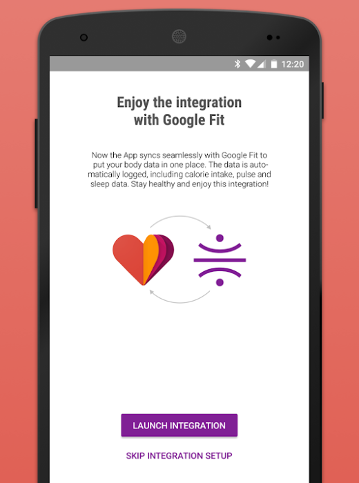 HEALBE App - Google Fit Integration