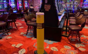 A Physical Casino with new COVID-19 Safety Measures implemented after the pandemic's inicial hit