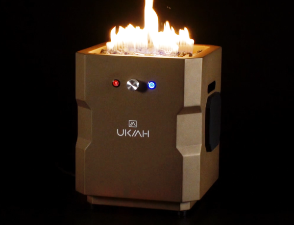 Ukiah Tailgater II – Portable Fire Pit with 2.1 100 Watt (12V) Sound System