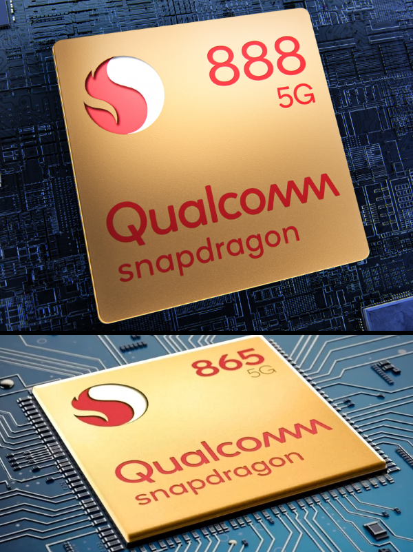 Snapdragon 888 and Snapdragon 865