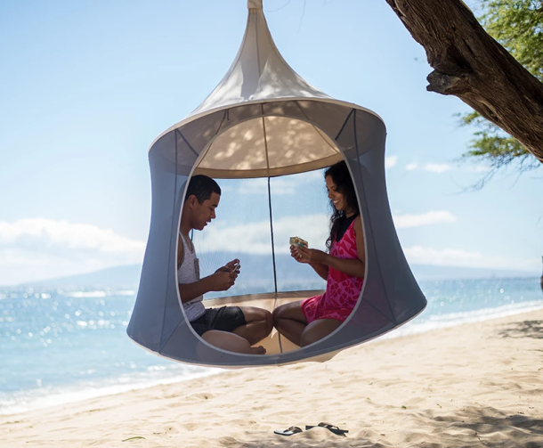 TreePod Cabana Portable Hanging Lounger / Retreat (Spacious & Stylish)