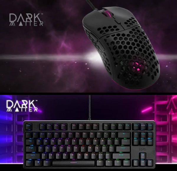 Dark Matter Hyper-K Ultra-Light Mouse & Dark Matter Collider TKL Keyboard