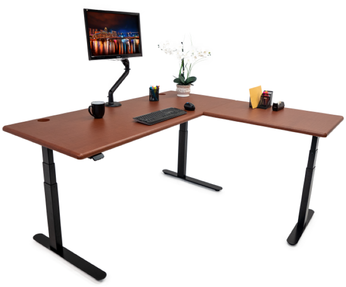 iMovR Lander Adjustable Height L-Desk