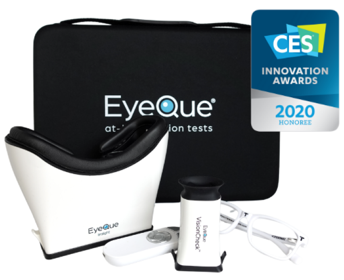 EyeQue Vision Monitoring Kit CES 2020