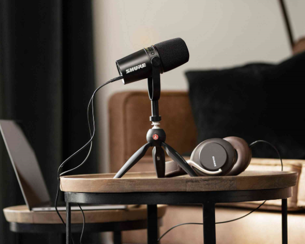 Shure MV7 Dynamic USB-XLR Podcast Microphone